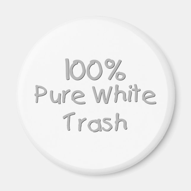 Imán Camisetas y regalos divertidos de Trailer Park (Frente)