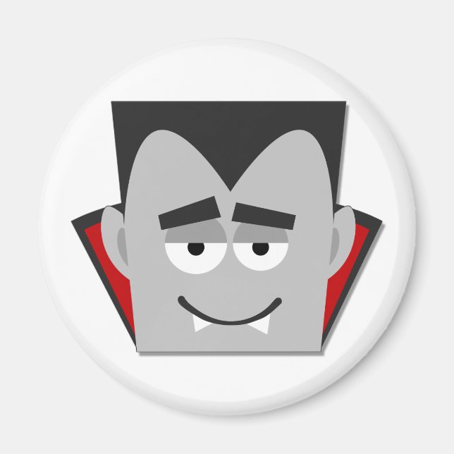 Imán Camisetas y regalos Drácula de Halloween (Frente)