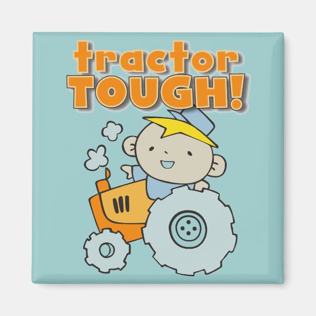 Imán Camisetas y regalos duros del tractor (Frente)