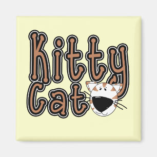 Imán Camisetas y regalos lindos del gato del gatito