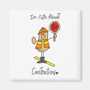 Imán Camisetas y regalos locos de construcción