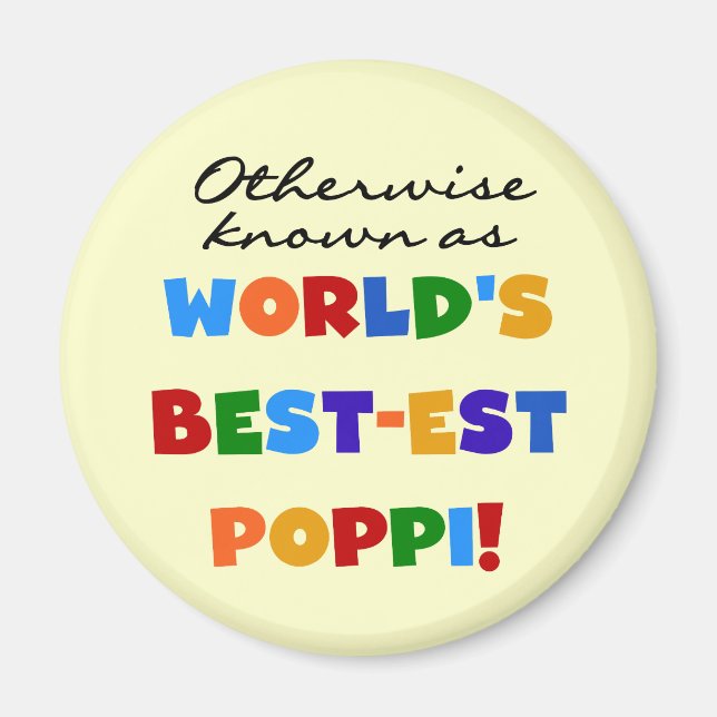 Imán Camisetas y regalos más conocidos de Poppi (Frente)