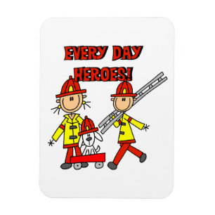Imán Camisetas y regalos para bomberos héroes de todos
