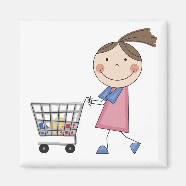 Imán Camisetas y regalos para chicas (Frente)