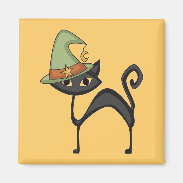 Imán Camisetas y regalos para gatos de Halloween (Frente)