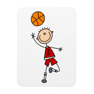 Imán Camisetas y regalos para jugadores de baloncesto d