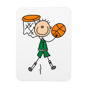 Imán Camisetas y regalos para jugadores de baloncesto m