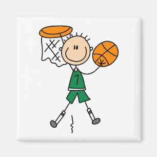 Imán Camisetas y regalos para jugadores de baloncesto m