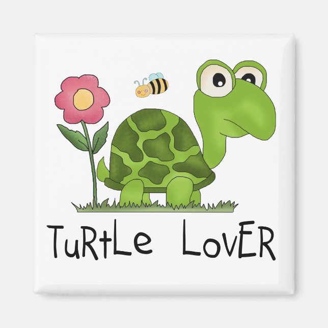Imán Camisetas y regalos para los amantes de la tortuga (Frente)