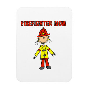 Imán Camisetas y regalos para mamá bombera