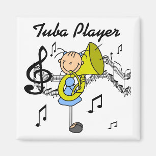 Imán Camisetas y regalos para Tuba Player