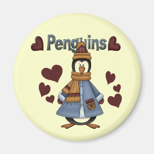 Imán Camisetas y regalos pingüinos de invierno