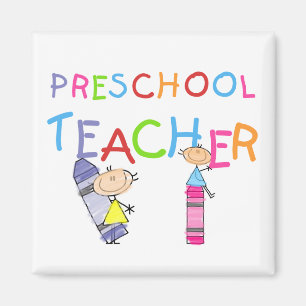 Imán Camisetas y regalos preescolares del profesor de