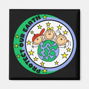 Imán Camisetas y regalos Protege nuestro planeta