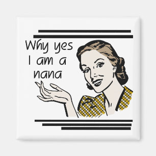 Imán Camisetas y regalos retros de Nana