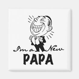 Imán Camisetas y regalos sonrientes de nuevo papá