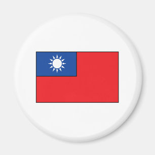 Imán Camisetas y regalos taiwaneses de la bandera