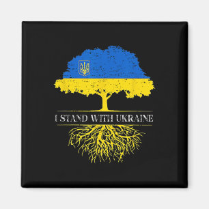Imán Camisetas Yo Apoyo A Ucrania 2025 Bandera Ucranian