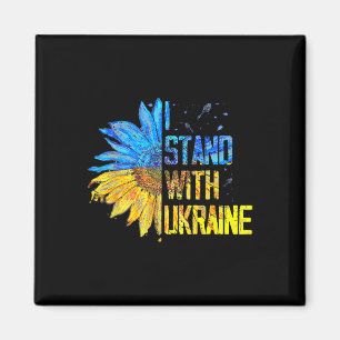 Imán Camisetas Yo Apoyo a Ucrania 2025 Bandera Ucranian