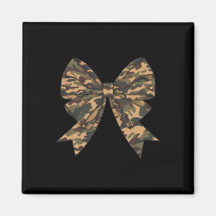 Imán Camo Coquette Bow Chicas de caza de pato niñas Hu