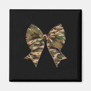 Imán Camo Coquette Bow Chicas de caza de pato niñas Hu
