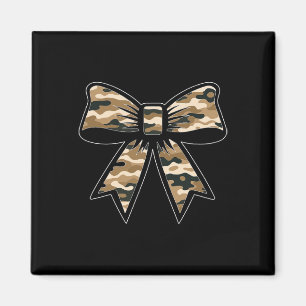 Imán Camo Coquette Bow Duck Hunt Duck Caza Mujeres Gir