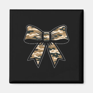 Imán Camo Coquette Bow Duck Hunt Duck Caza Mujeres Gir