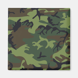 Imán Camo militar de la Selva Verde