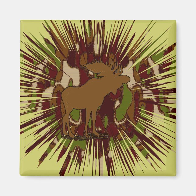 Imán Camouflage Moose Romper Camo (Frente)