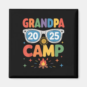 Imán Campamento Abuelo 2025 Vacaciones Familiares Veran