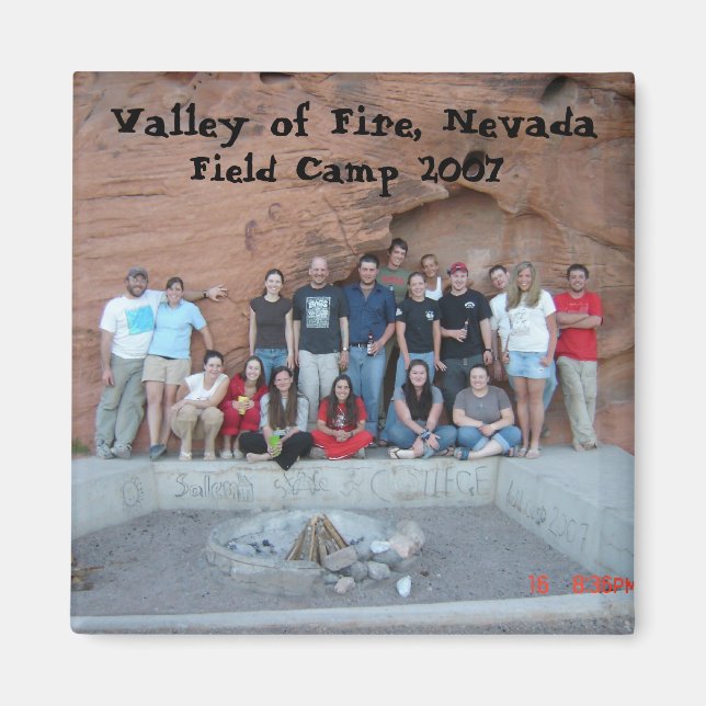 Imán Campamento de campaña 2007 (Frente)