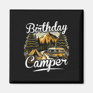 Imán Campamento de cumpleaños