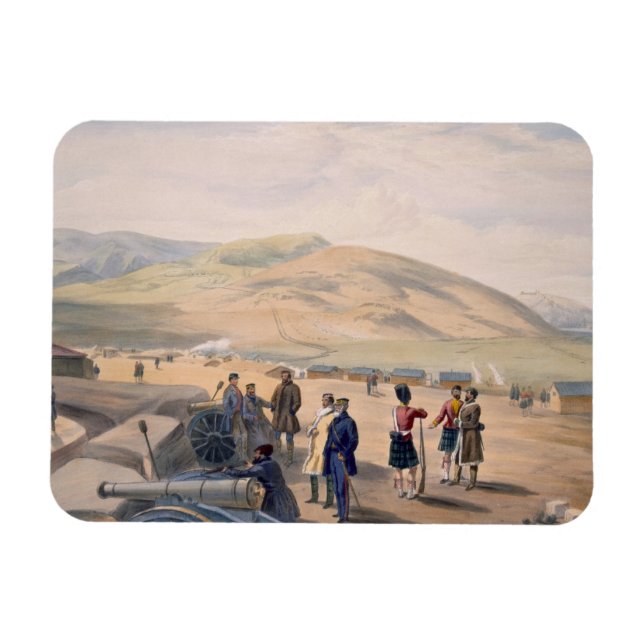 Imán Campamento de la Brigada Highland, plato de 'El as (Horizontal)