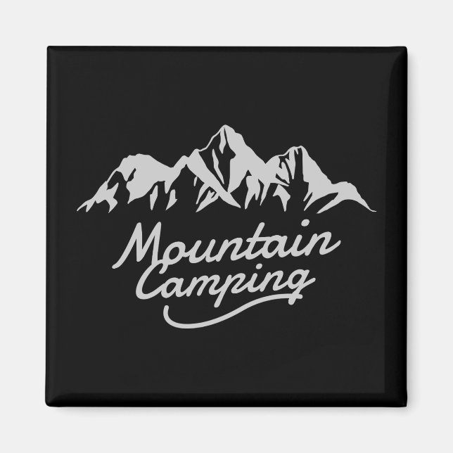 Imán Campamento de montaña (Frente)