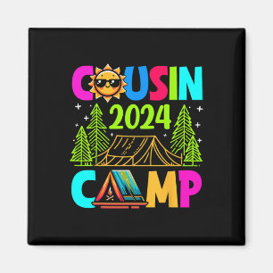 Imán Campamento de Primos 2024 Camping de verano para f