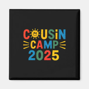 Imán Campamento de primos 2025 Camping Fogata de verano