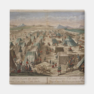 Imán Campamento militar, c.1780
