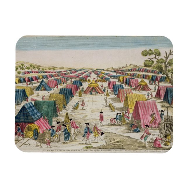 Imán Campamento militar prusiano, sacado de la vida en  (Horizontal)