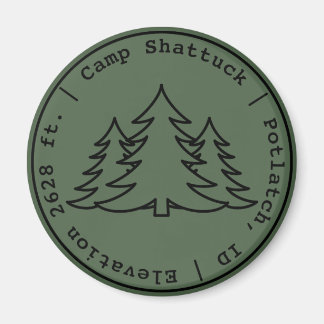 Imán Campamento Shattuck - Logo del sello - Magnet