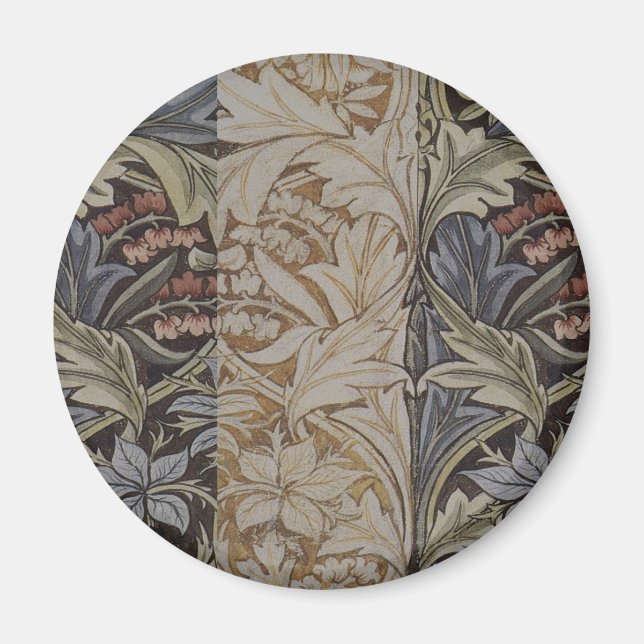 Imán Campana Botánica de Campanilla de William Morris (Frente)