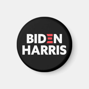 Imán Campaña electoral Biden/Harris en blanco y negro
