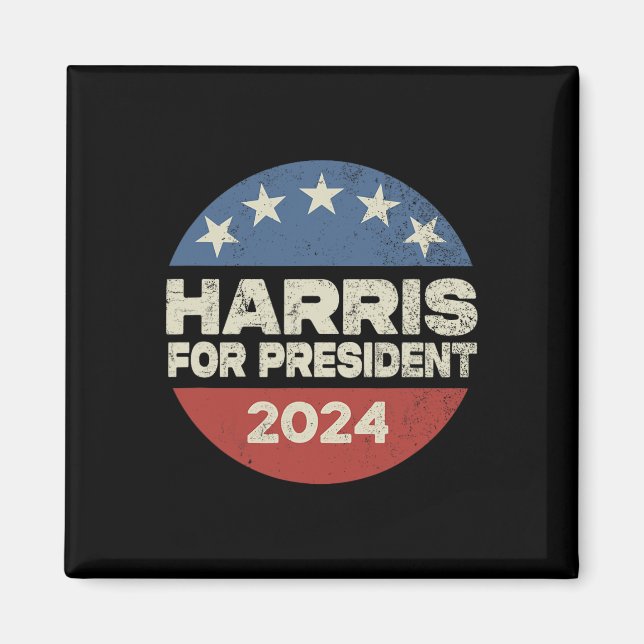Imán Campaña electoral de Harris 2024 para presidente 2 (Frente)
