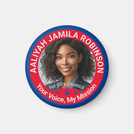 Imán Campaña fotográfica de Personalizado electoral loc