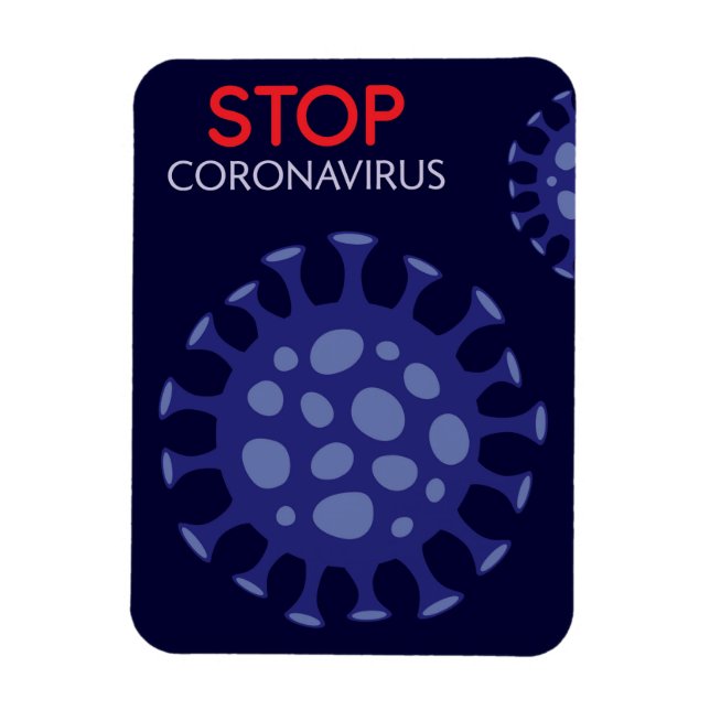 Imán Campaña para detener la propagación de la enfermed (Vertical)