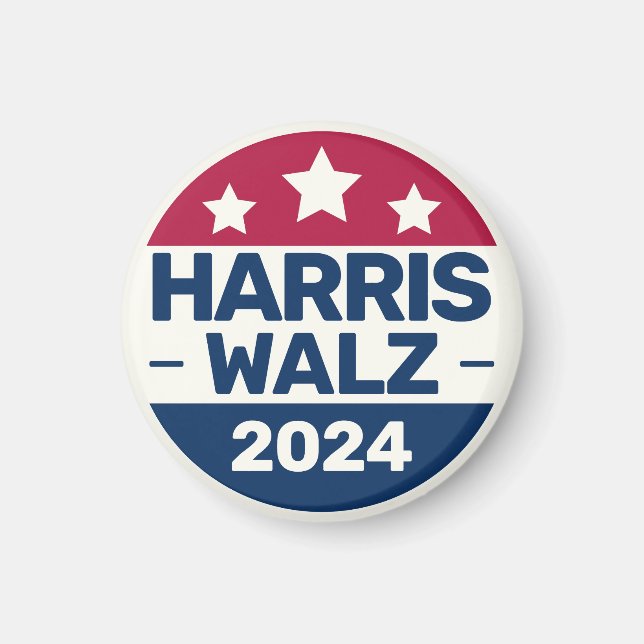 Imán Campaña presidencial 2024 de Kamala Harris Tim Wal (Frente)