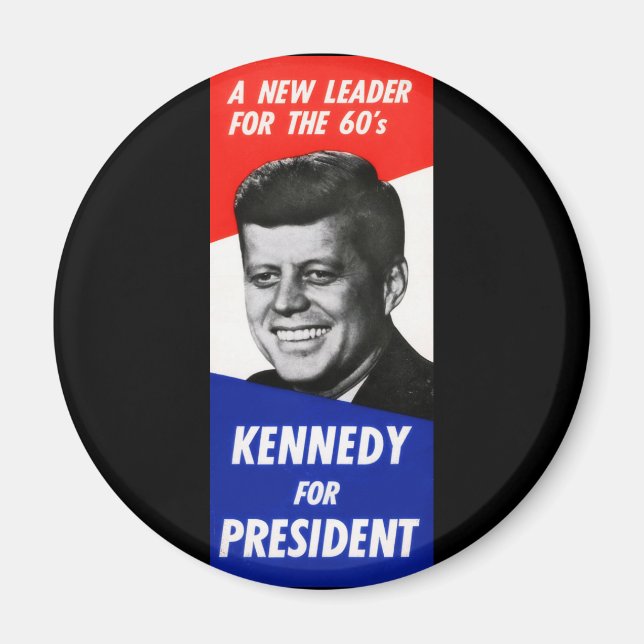 Imán Campaña Presidencial Kennedy 1960 (Frente)