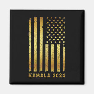 Imán Campaña Presidente Kamala Harris 2024 Retro Vintag