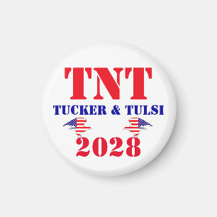 Imán Campaña TNT Tucker & Tulsi 2028 Presidente de EE.
