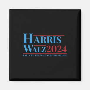 Imán Campaña Walz 2024 Kamala Harris Tim Walz Funny Te