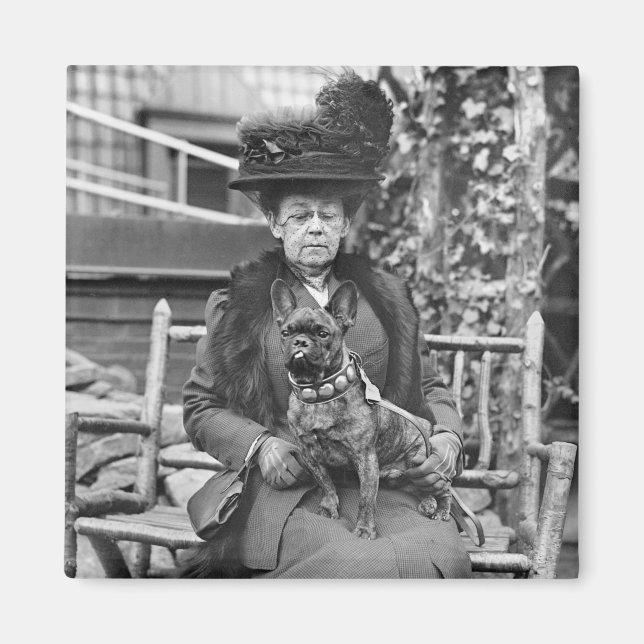 Imán Campeón de Bulldog francés de los años 20 (Frente)